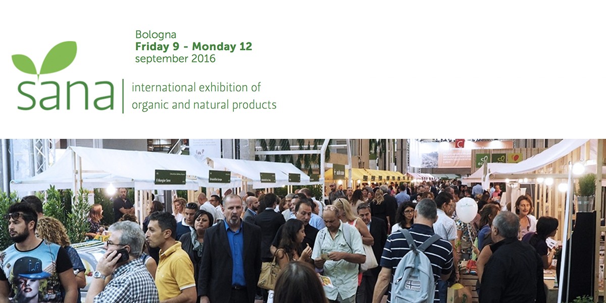 Sana 2016 - International exhibition of organic and natural products (preview)